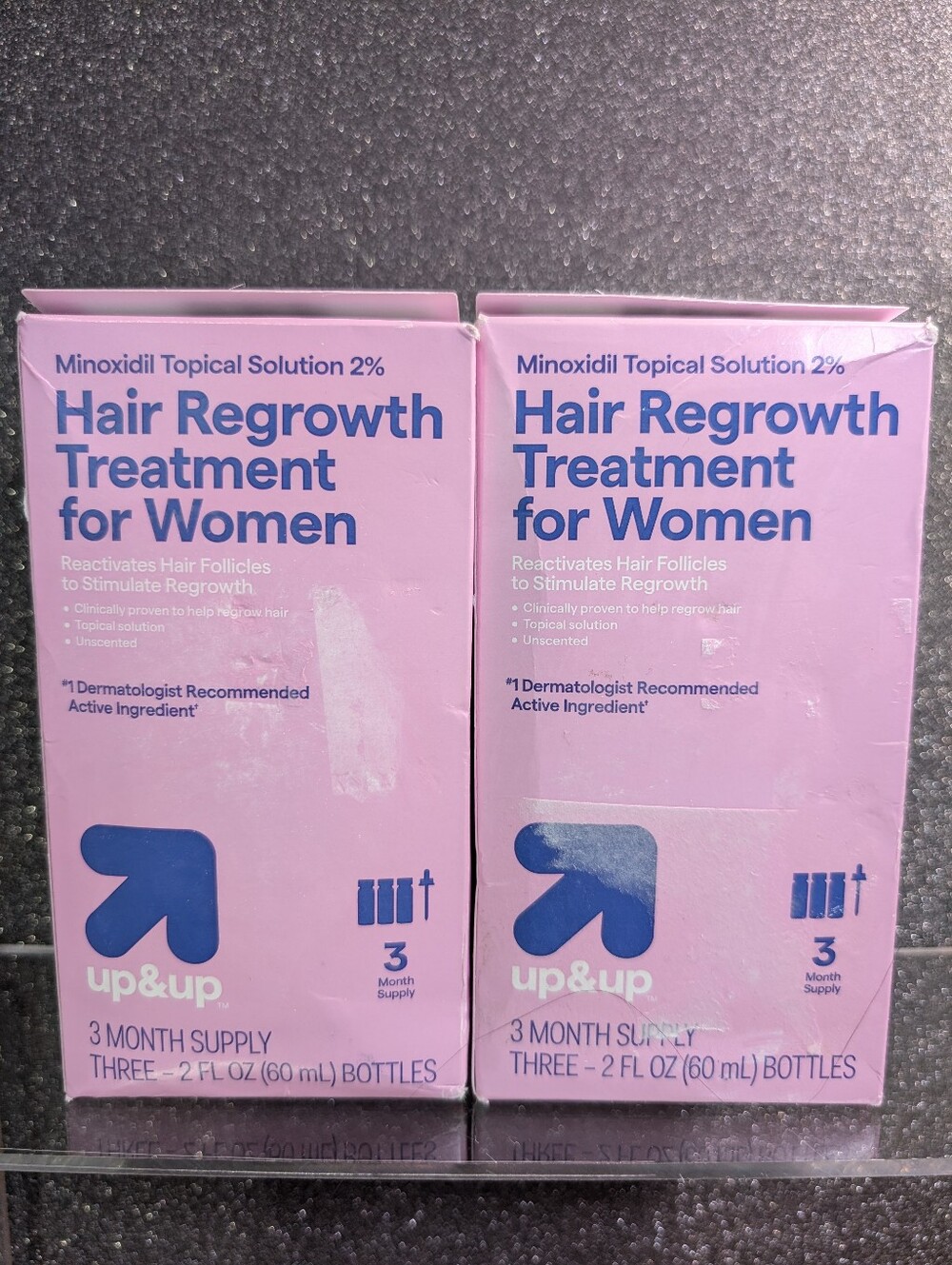 Up & Up Hair Regrowth Treatment For Women 2% Minoxidil 6 Month Supply Exp 9/26